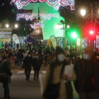 Ambiente en la fiesta de la Navidad celebrada en el barrio ponferradino de La Puebla hace unos días.