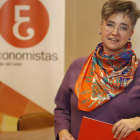 Nuria González Rabanal, decana del Colegio de Economistas de León. RAMIRO