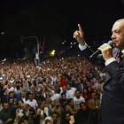 El presidente turco Tayyip Erdogan, durante un acto celebrado en Estambul. GOBIERNO DE TURQUÍA