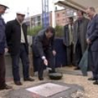 El ministro colocó la primera piedra del edificio de los juzgados de Burgos