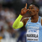 Isaac Makwala, en Londres.