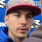 Maverick Viñales (Suzuki), hoy en Silverstone.