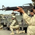 Soldados norteamericanos toman posiciones en Baquba