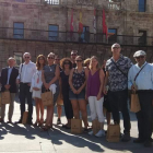 Los profesionales del sector turístico que visitaron Astorga este fin de semana. A.A.