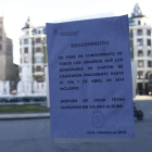 Uno de los carteles informativos colocados por el Ayuntamiento en paradas y buses.
