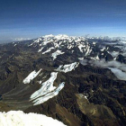 Un glaciar en retroceso en los Andes.