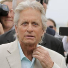 Michael Douglas, el sábado, lució su alianza en el Festival de Deauville.