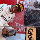 Hamilton no dio opción al resto de rivales en el Gran Premio de España celebrado en Montmeló. FONCUBERTA