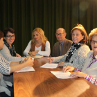 Foto facilitada por el Ayuntamiento de la reunión. DL