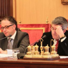 Chamorro, vicealcalde, junto al alcalde, Fernández.