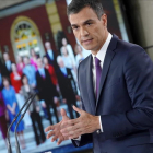 Pedro Sánchez, en la rueda de prensa posterior al Consejo de Ministros