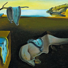'La persistencia de la memoria' o 'Los relojes blandos', de Salvador Dalí (1931).
