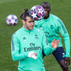 Gareth Bale en un entrenamiento. RODRIGO JIMÉNEZ