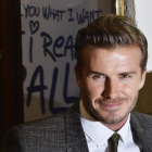 David Beckham, a su llegada a una gala en Londres.
