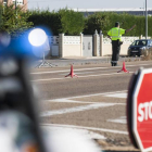 Un agente de la Guardia Civil de Tráfico durante su labor diaria.