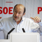 El ex secretario general del PSOE Alfredo Pérez Rubalcaba.