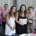 La ganadora del concurso, junto al resto de participantes.