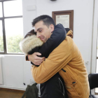 Junior Rodríguez, durante su despedida como alcalde. L. DE LA MATA