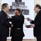 Mayor Zaragoza recibe la distinción Comunero de la Paz. NACHO GALLEGO
