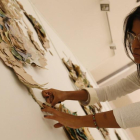 La artista peruana Lucía Marcos adapta su obra 'Mapa Mundi' a las paredes del Museo de León