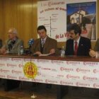 Representantes de las Cámaras de Cáceres, León, Astorga, Salamanca y Béjar tras la reunión