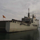 El buque de la Armada Castilla.