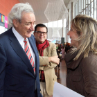 Luis del Olmo, ayer con la consejera Alicia García.