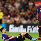 Messi y Suárez piden más compromiso a sus compañeros. A. GARCÍA