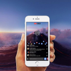 Simulación de cómo funciona la nueva función de Facebook para sacar fotos panorámicas