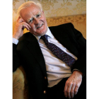 John le Carré, en una entrevista para EFE celebrada en Barcelona en 2007.