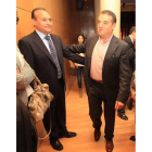 Alfonso Arias e Ismael Álvarez ante un pleno del Consejo.
