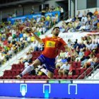 Carrillo ayer con la camiseta de la Selección española.