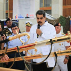 El presidente de Venezuela, Nicolas Maduro, en un evento públcio en Caracas.