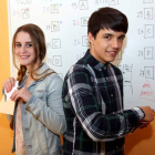 Claudia Fuertes Martino, 18 años, vive en Trobajo del Camino y estudia en León. Daniel Ramos Fernández,  18 años, vive en León. Estudian 2º de Bachillerato en el IES Padre Isla de León