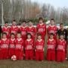 Infantiles del Veguellina antes de un partido oficial