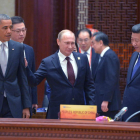 Obama, Putin y Jinping asisten a la cumbre del Foro de Cooperación Económica del G-20. A. DRUGINYN