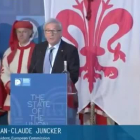Juncker opta por el francés en vez de el francés.