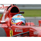 Fernando Alonso, durante la última prueba celebrada en el circuito de Spa.