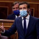 Pablo Casado en una intervención reciente durante una sesión en el Congreso. J. J. GUILLÉN