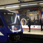 Promoción de la Semana Santa leonesa en el Metro de Madrid el año pasado.