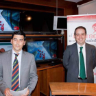 Fernando Martínez y Juan Ramón Caridad, en el seminario.