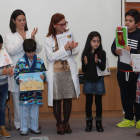 La fiesta infantil premió a los autores de los mejores dibujos. L. D. M.