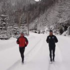 Salva Calvo junto a su compañero Pablo Criado, segundo y cuarto en la Baikal Ice.