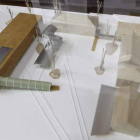 Maqueta del parque minero de Fabero, uno de los proyectos que tendrá que esperar.
