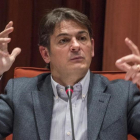 Oriol Pujol en su comparecencia en el Parlament, en marzo del 2015.