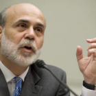 El presidente de la Reserva Federal, Bernanke.