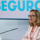 La ministra de Asuntos Económicos, Nadia Calviño, augura una fuerte recuperación. ZIPI