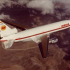 Un avión de los años 70 de la aerolínea Iberia.