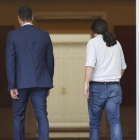 Pedro Sánchez y Pablo Iglesias, el pasado septiembre, en la Moncloa.