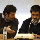 El alcalde y Mitadiel, en el pleno que aprobó las nuevas tasas.